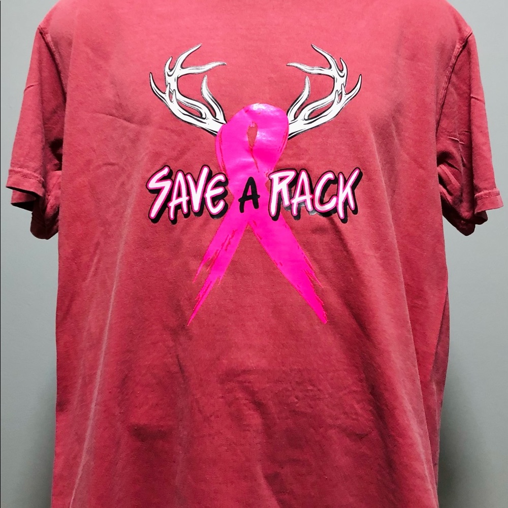 Rustic Pink Save A Rack T-shirt Size L! - Picture 2 of 4